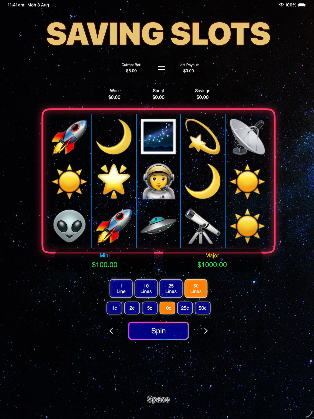 Saving Slots screenshot placeholder